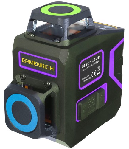 Poziomica laserowa 8 linii 30m Ermenrich LV40 PRO