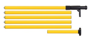 Drążek teleskopowy Ermenrich Reel TWR40 do poziomicy laserowej 396 cm 6 sekcji