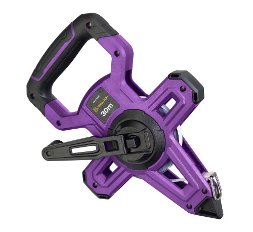 Taśma miernicza Ermenrich SH30 – 30 m, geodezyjna, ABS, stal, TPR