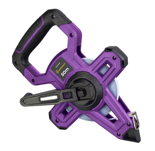 Taśma miernicza Ermenrich SH50 – 50 m, geodezyjna, ABS, stal, TPR