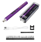Wkrętak elektryczny 24 końcówki LED USB Ermenrich Tunn PD20